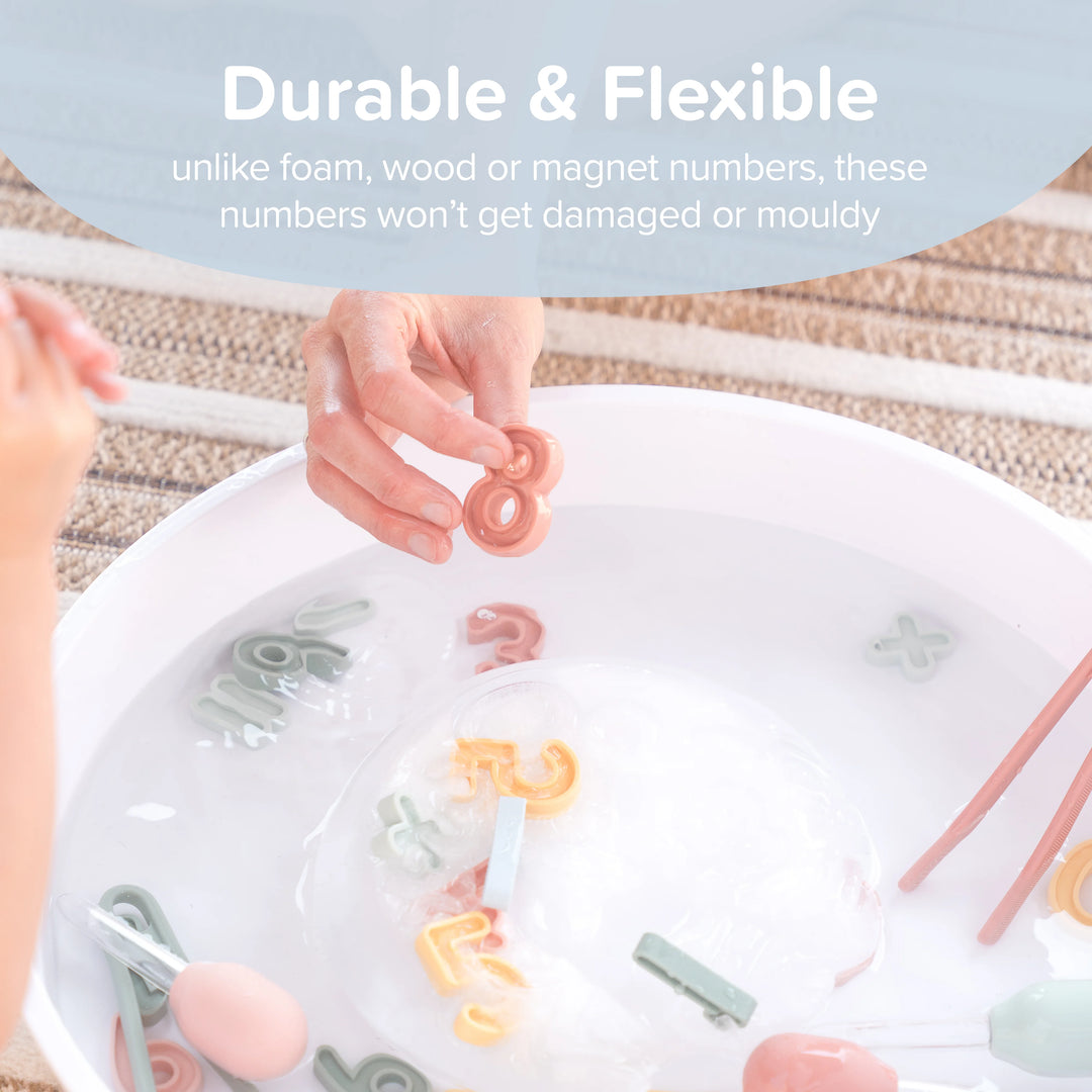 Durable and Flexible - Unlike foam, wood or magnet numbers, these numbers won't get damaged or mouldy