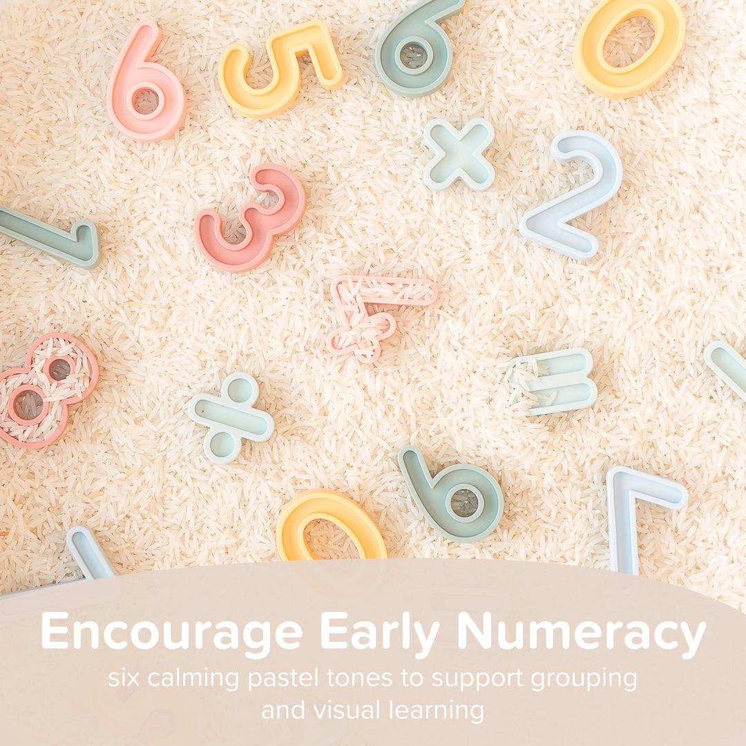Encourage Early Numeracy - Six calming pastel tones to support grouping and visual learning