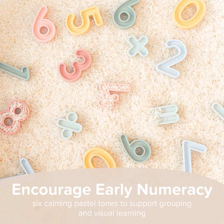 Encourage Early Numeracy - Six calming pastel tones to support grouping and visual learning