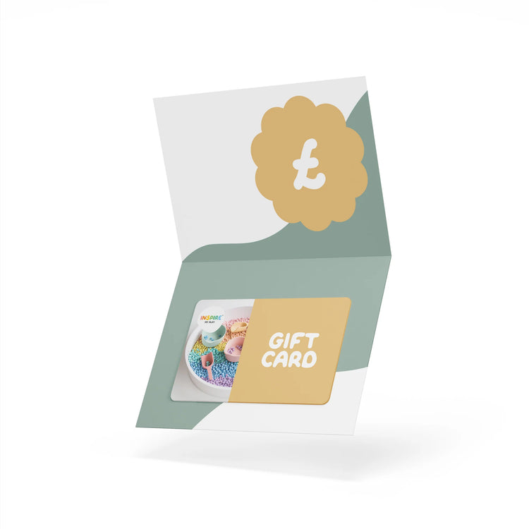 Offer your loved ones or friends a Gift Card for use in the Inspire My Play online store.