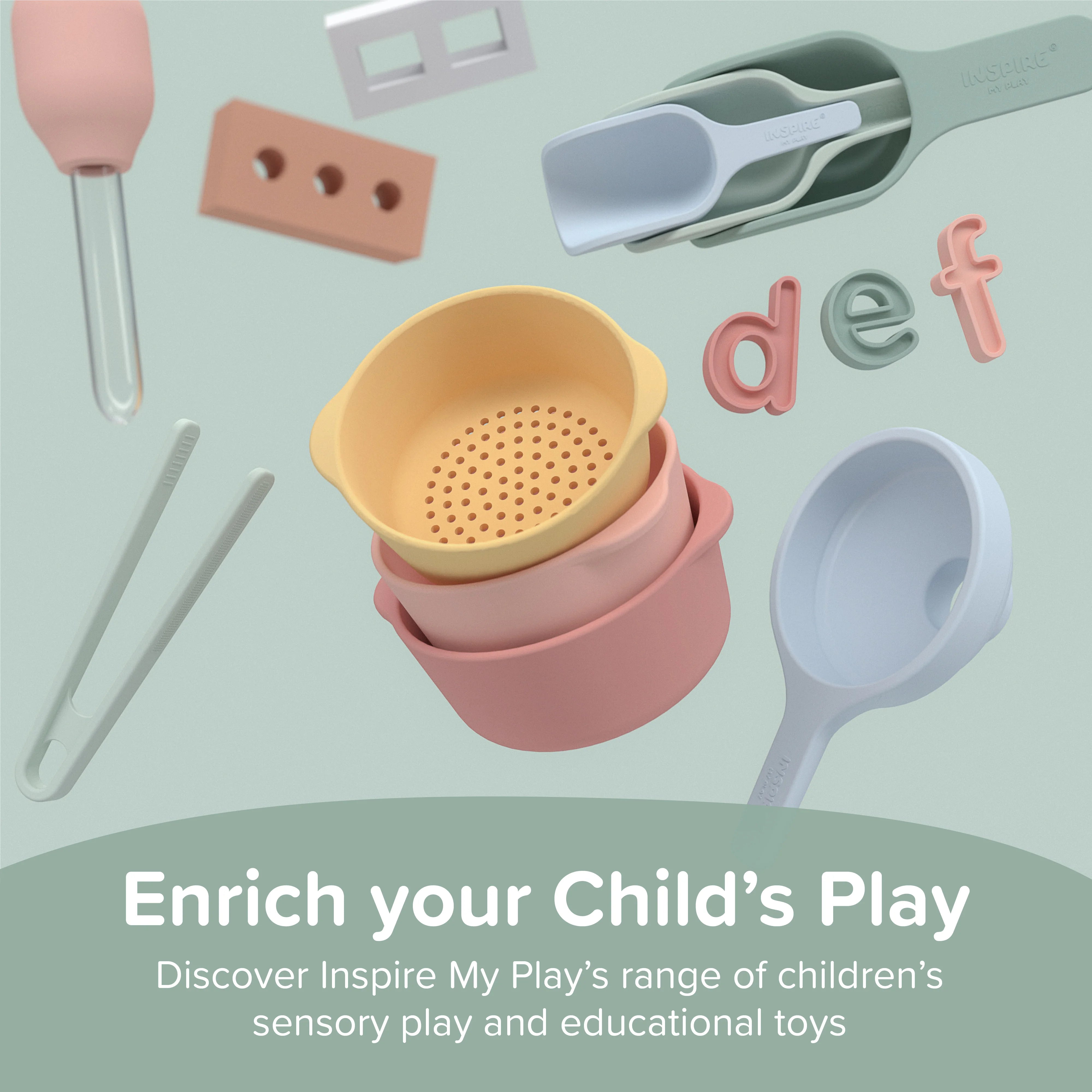 Sensory Play Starter Tool Kit for Education, Learning and Play
