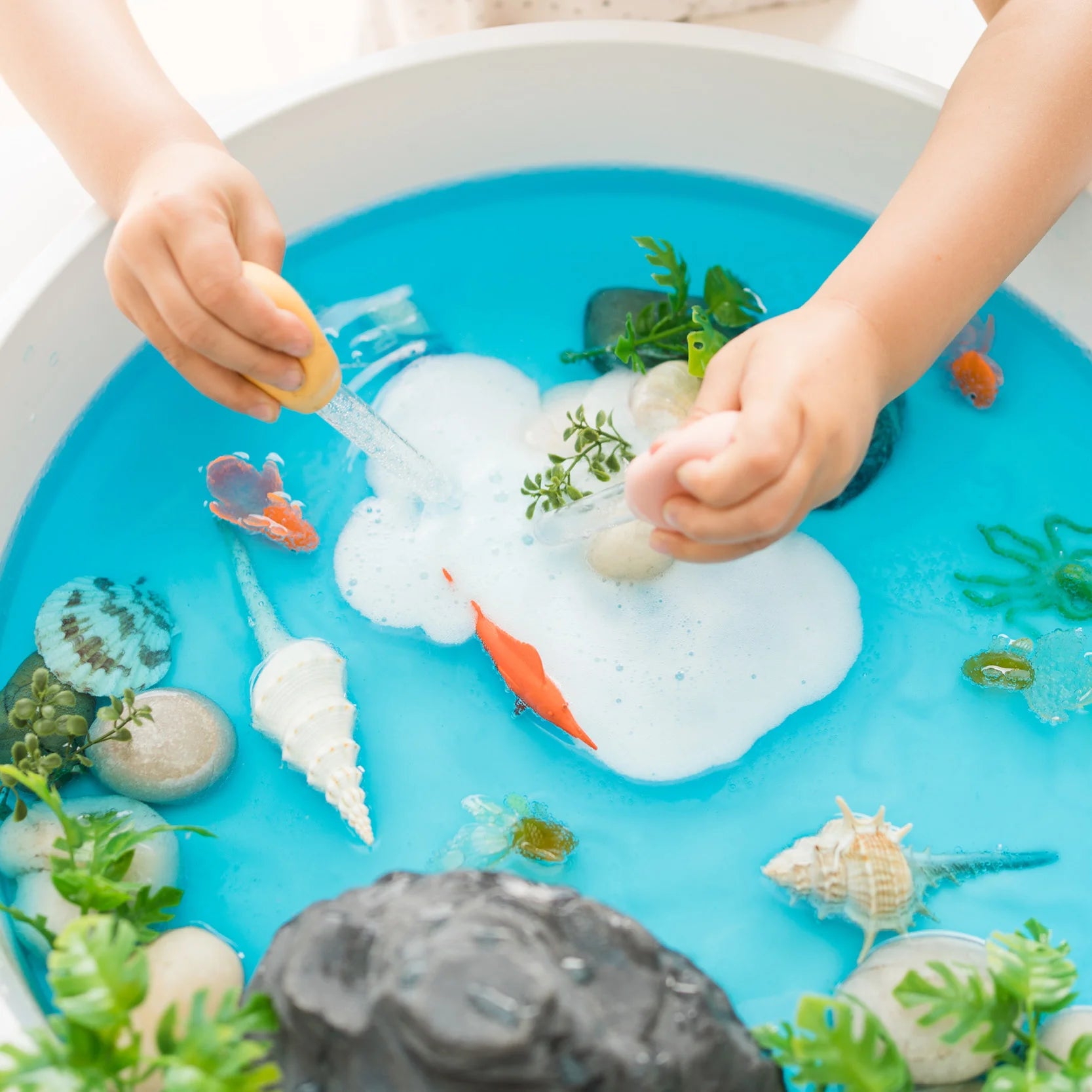 Ocean Themed Play, STEM and craft Activities