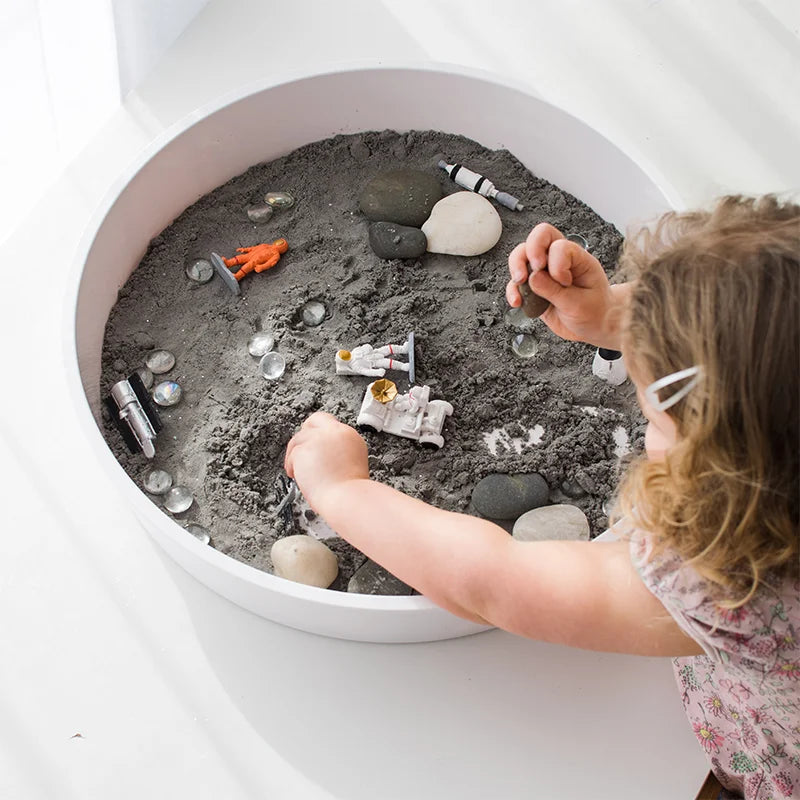 Space themed sensory play