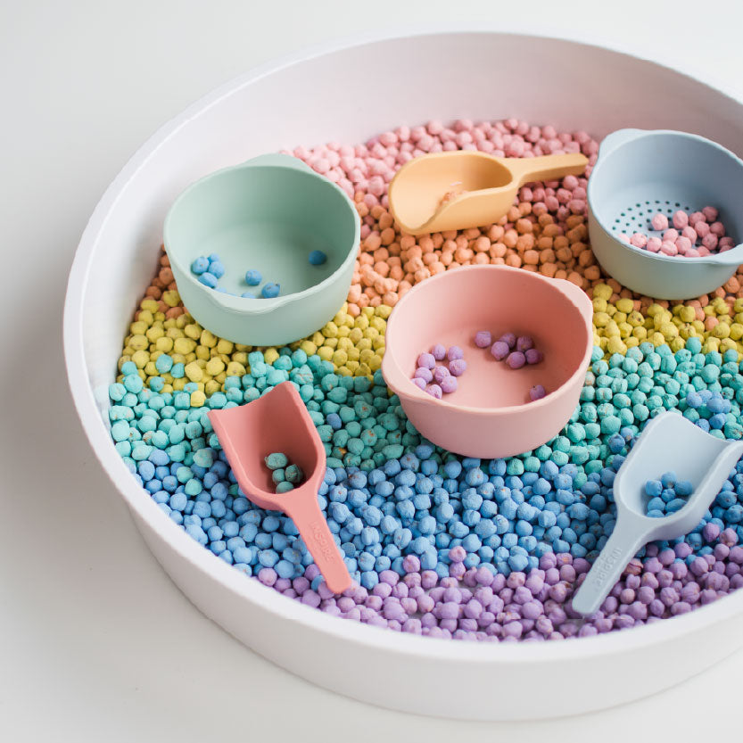 How to Colour Chickpeas for Play
