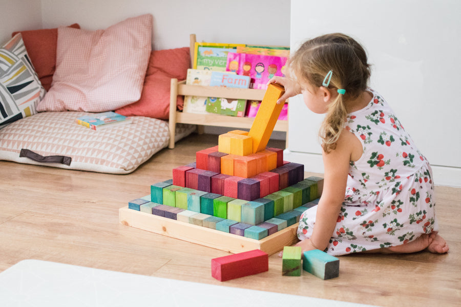 DIY Gifts: How to Make Pyramid Building Blocks – Inspire My Play