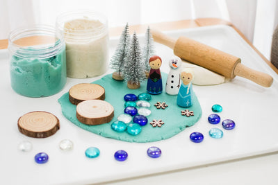 Frozen Play Dough Kit- DIY Gift for Kids