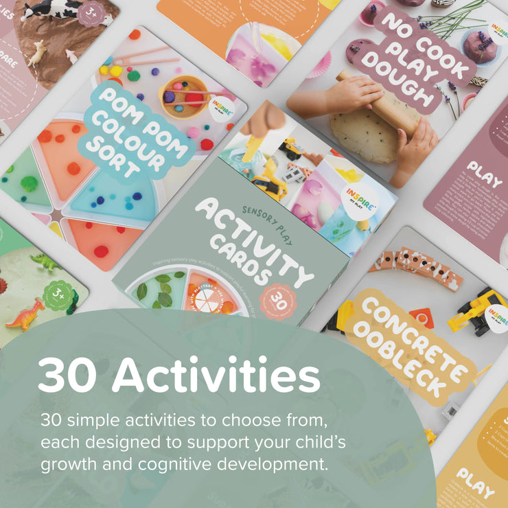 30 simple activities to choose from, each designed to support your child&