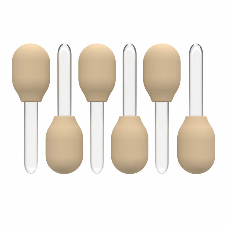 Set of 6 Natural Droppers