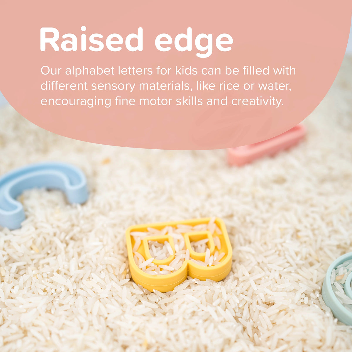Foam Abc Rice Alphabet & Number Learning Sets for Sensory Play | Inspire My Play