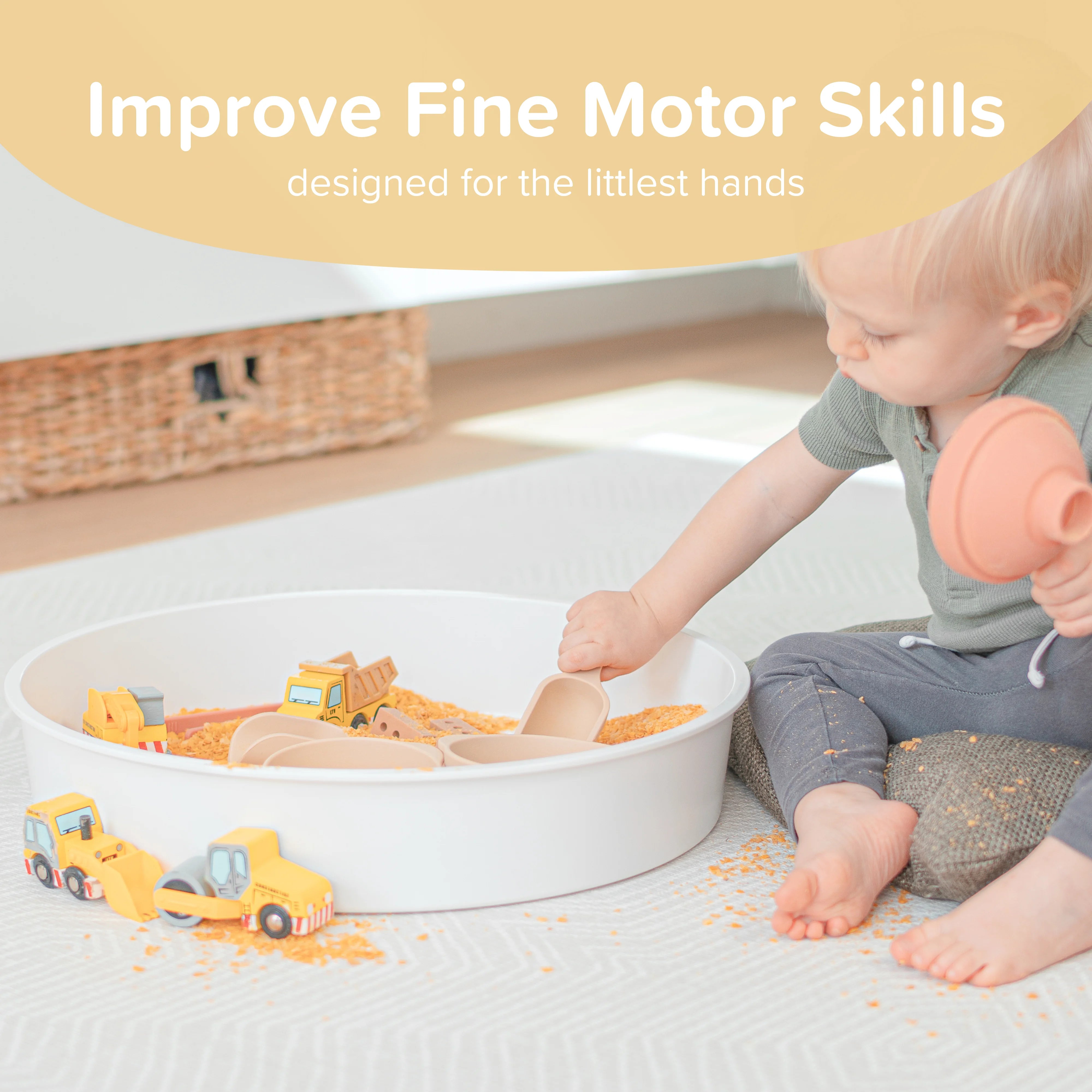 Improve Fine Motor Skills. Designed for the littlest hands.