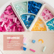 Cut down on the time it takes to set up and clear away sensory or creative play with these handy silicone storage inserts. Each insert is designed to fit into the compartments of our PlayTray, providing added versatility.