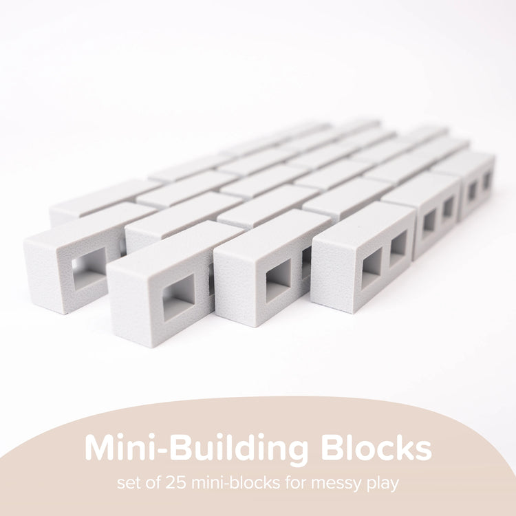 Mini-Building Blocks - Set of 25 mini-blocks for messy play