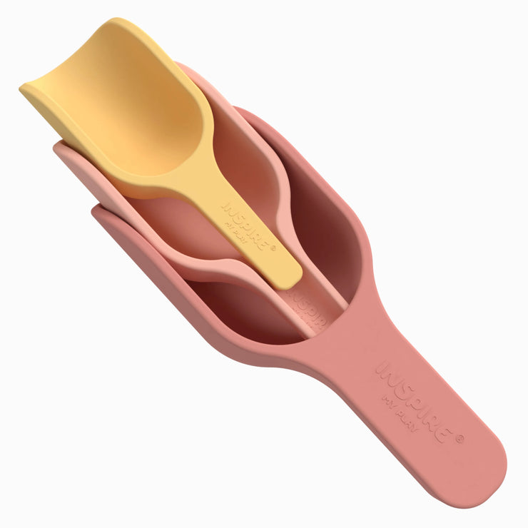 Nesting Scoops - Coral & Yellow