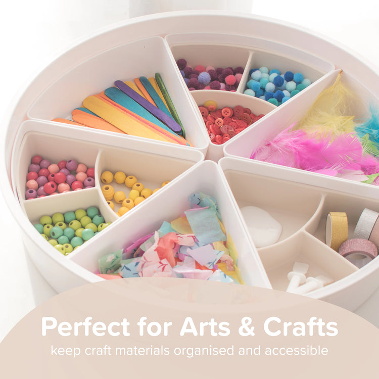 Perfect for Arts & Crafts - Keep craft materials organised and accessible 