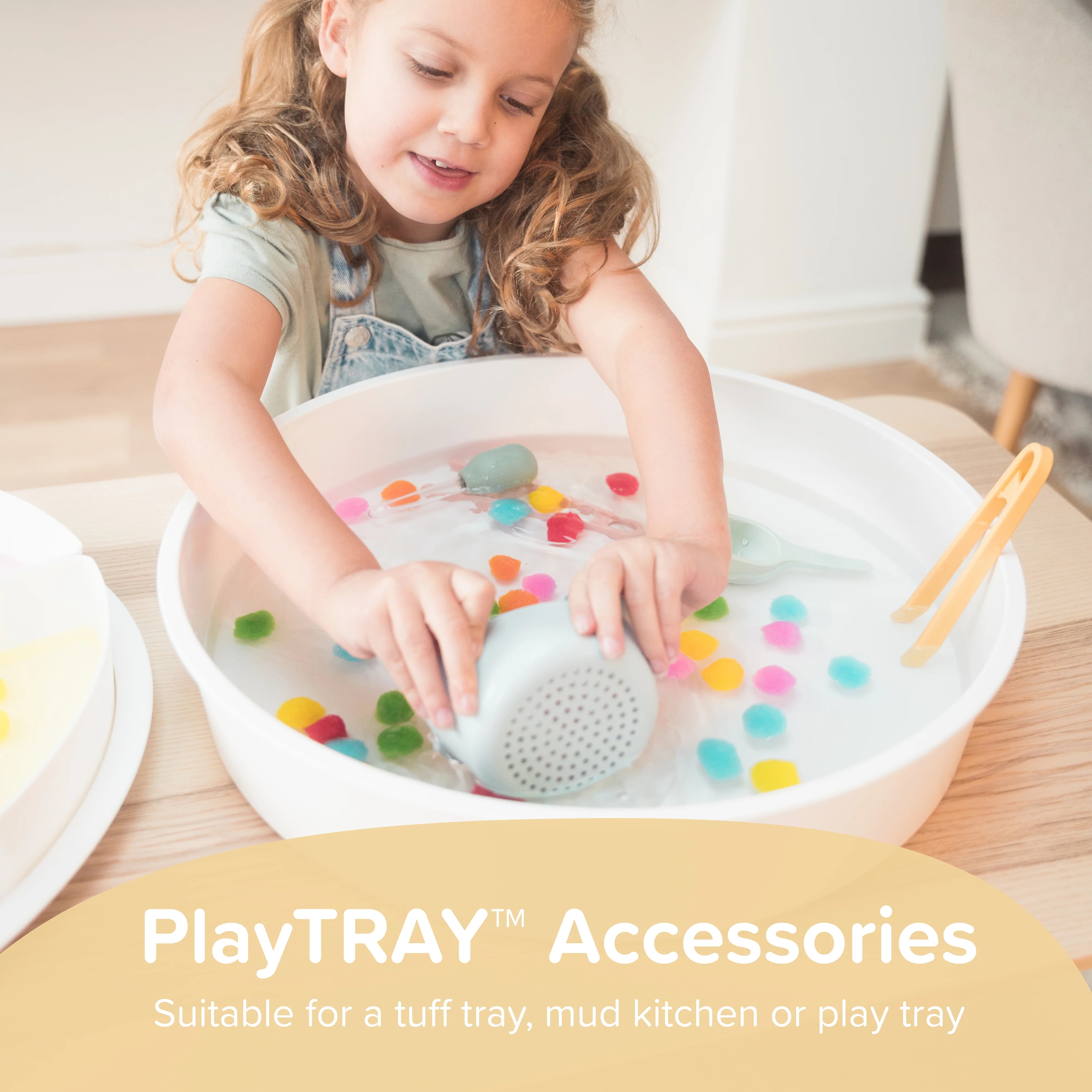 PlayTRAY Accessories. Suitable for a tuff tray, mud kitchen or play tray