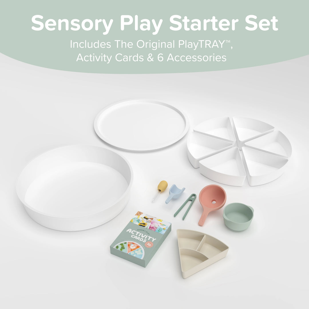 Sensory Play Starter Set - PlayTRAY & Tools for Messy & Creative Sensory Play Starter Set - PlayTRAY & Tools for Messy & Creative