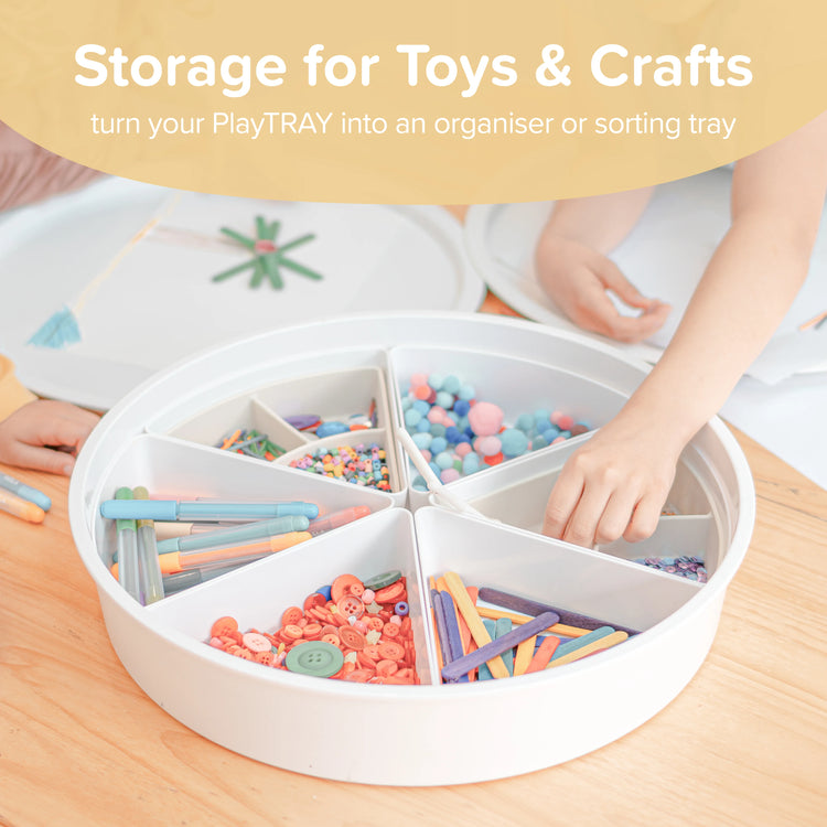 Storage for Toys & Crafts - Turn your PlayTRAY into an organiser or sorting tray