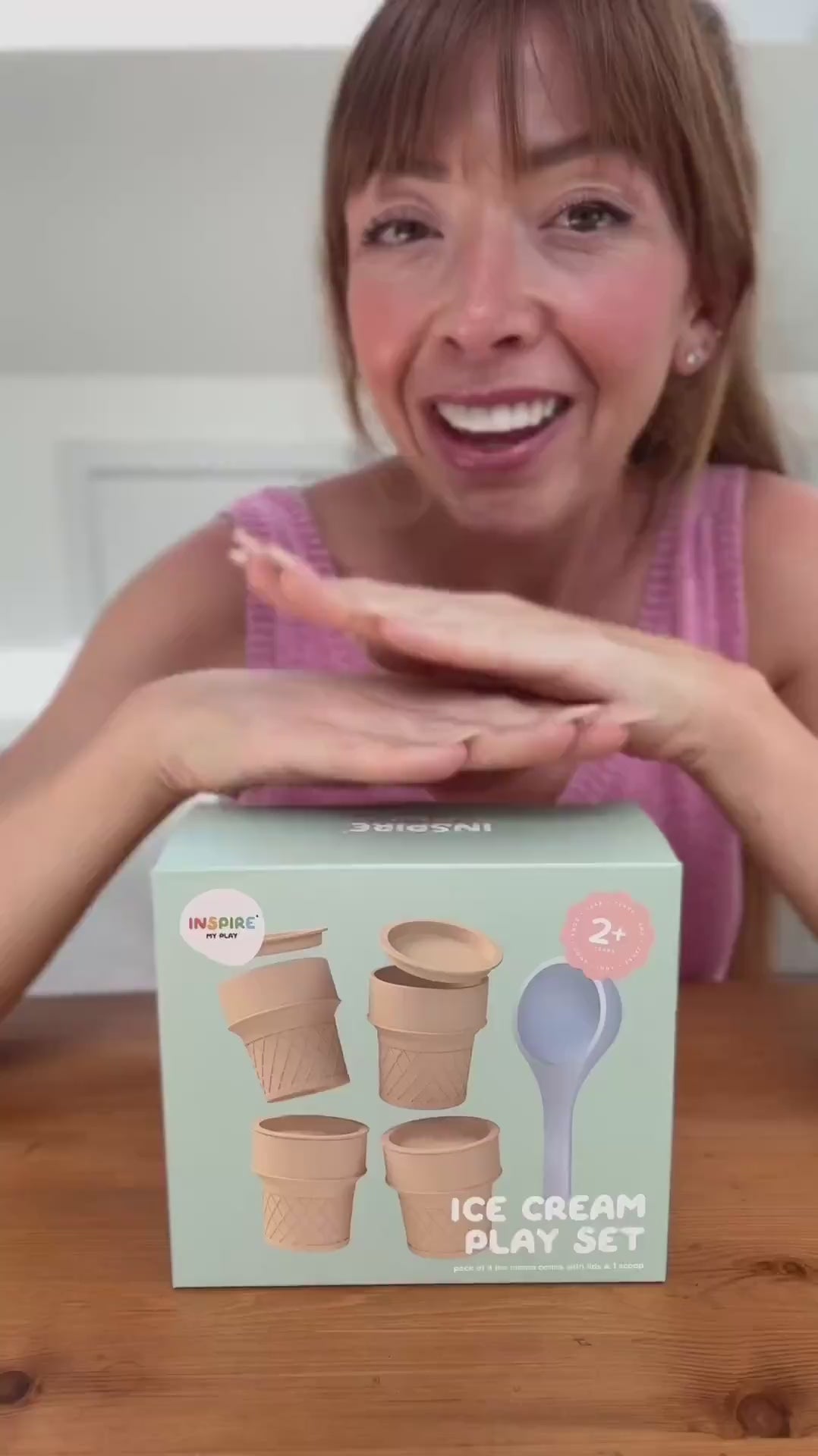 Unboxing video of the silicone Ice Cream Play Set from Inspire My Play.
